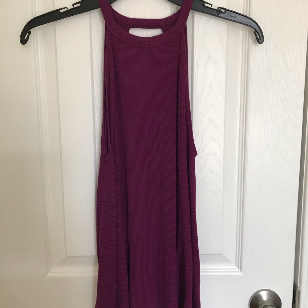 Authentic American Heritage, purple tank top